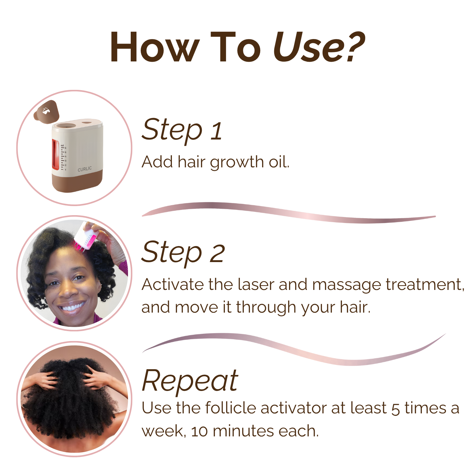 curlic activator pro + Free hair growth oil
