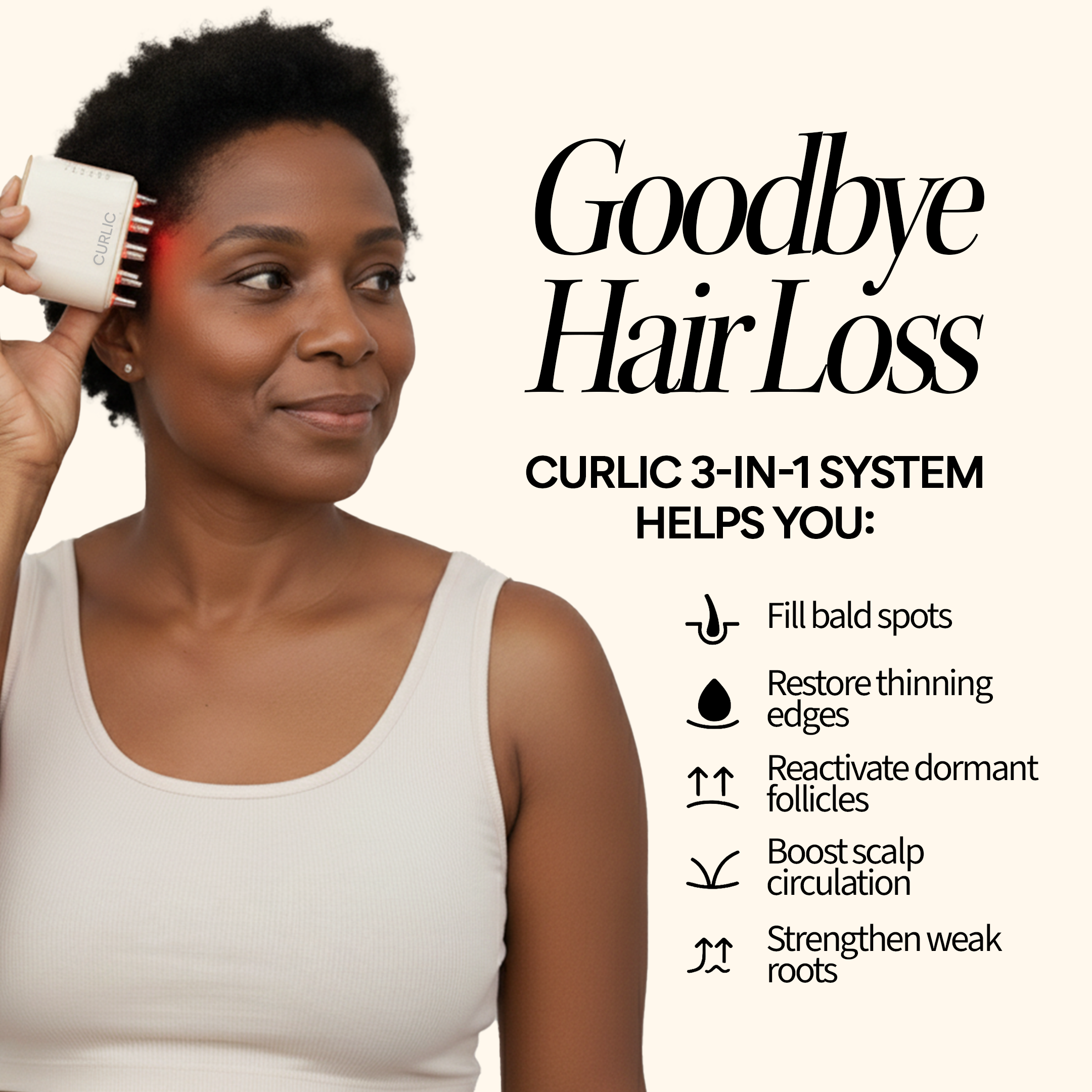 Curlic Activator Pro + FREE Hair Growth Oil + E-Book