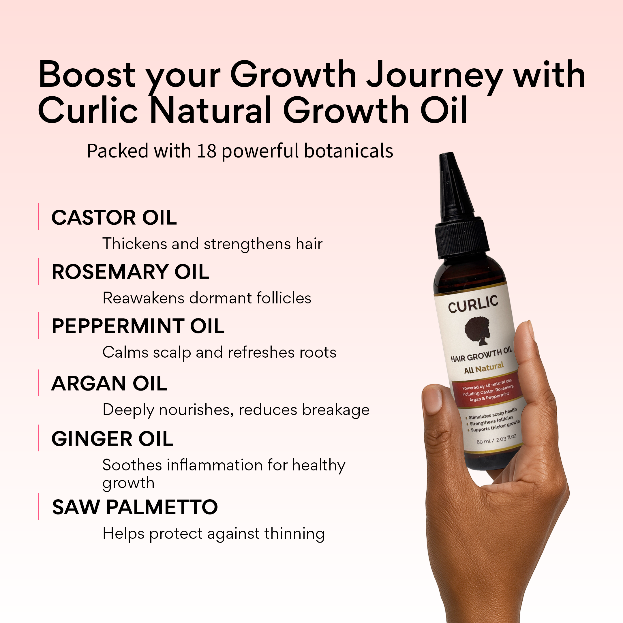 Curlic Activator Pro + 2 FREE All-Natural Revitalizing Oil + E-Book