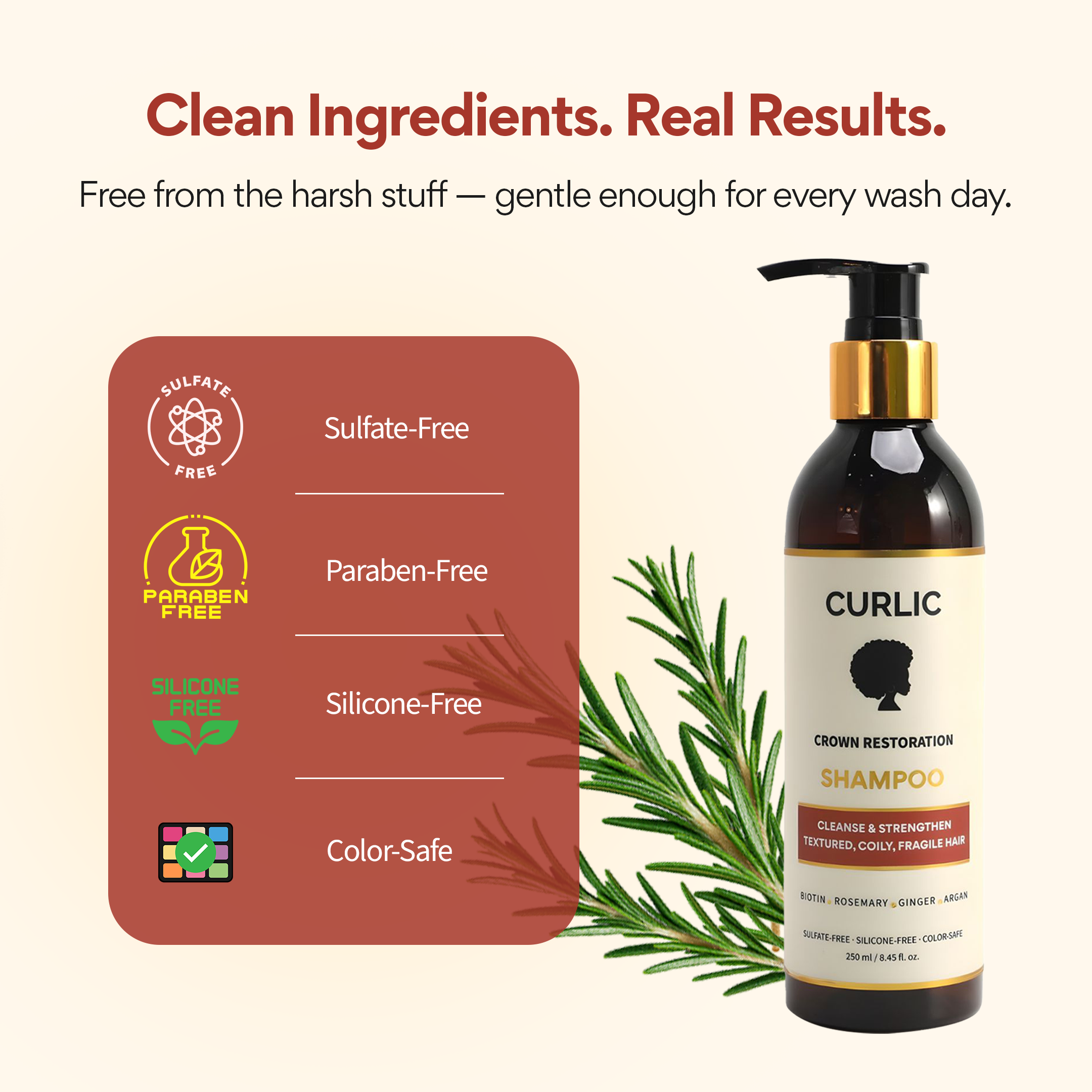 Curlic Growth Foundation Shampoo