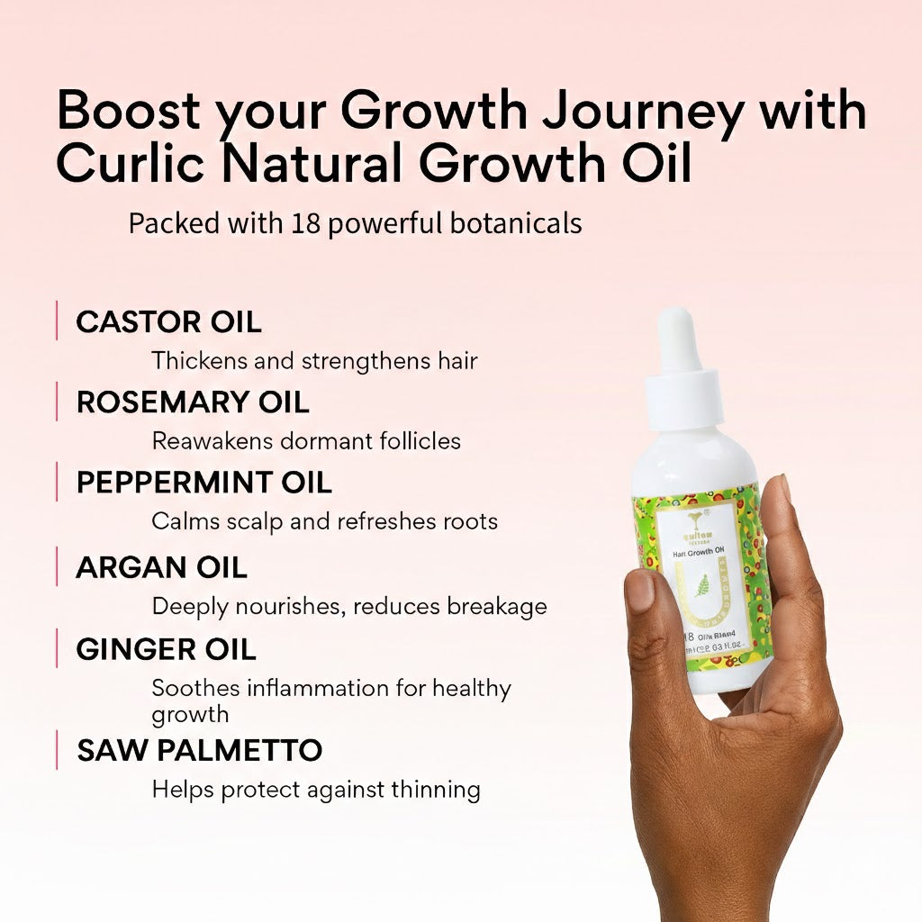 Curlic Activator Pro + FREE Hair Growth Oil + E-Book
